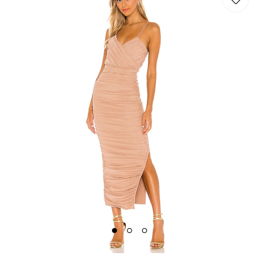 X REVOLVE Pippa Dress in Nude